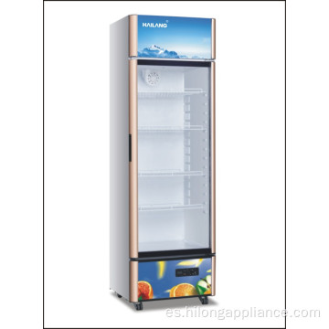 Refrigerador enfriador de bebidas con una sola puerta